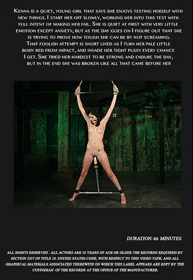 SSM Redux - Kennaand#180;s Test | Unknown(back cover)