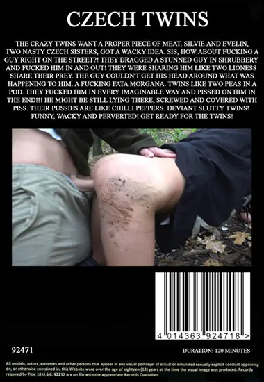 Czech Twins - Proper Piece Of Meat | Czech Amateurs(back cover)