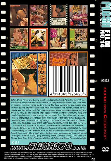 CLIMAX - Flesh Film No. 14 | Belrose | DVD(back cover)