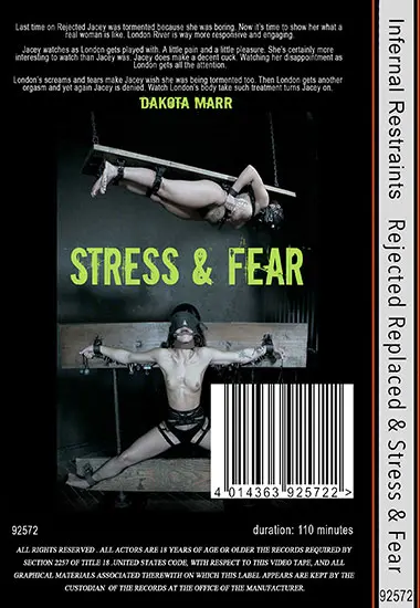Infernal Restraints - Rejected Replaced / Stress andamp; Fear | Belrose | DVD(back cover)