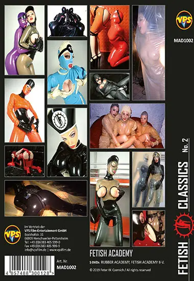 FETISH CLASSICS No.2 andquot;Fetish Academyandquot; (5xDVDs) | MARQUIS | DVD(back cover)
