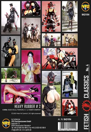 FETISH CLASSICS No.4 andquot;Heavy Rubber #2andquot; (4xDVDs) | MARQUIS | DVD(back cover)
