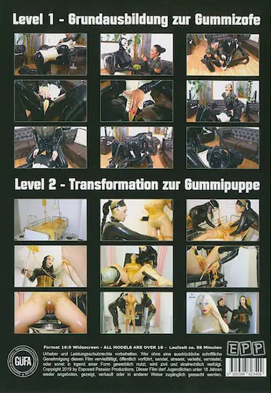 Gummipuppen Training | AMATOR | DVD(back cover)
