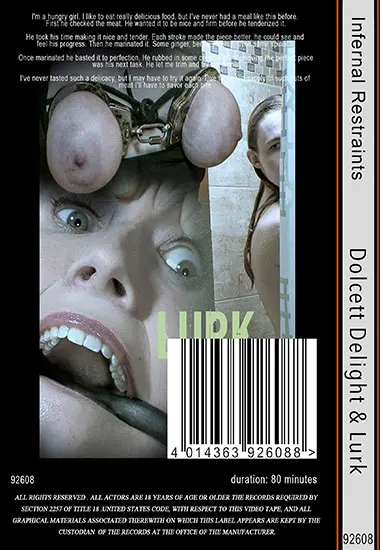 Infernal Restraints - Dolcett Delight andamp; Lurk | Belrose | DVD(back cover)
