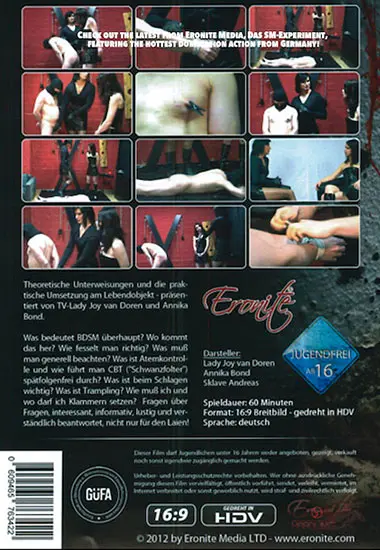 BDSM Ratgeber | Eronite | DVD(back cover)