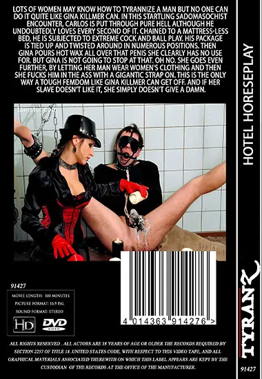 Tyranz - Extreme Cock And Ball Femdom Play | Belrose | DVD(back cover)