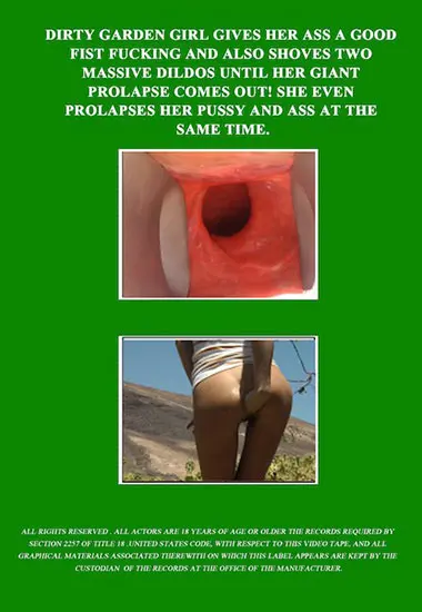 Anal Prolapse - Incredible deep anal View | Unknown(back cover)