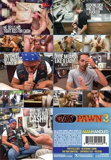MANHANDLED-GAY PAWN 03 | Manhandled | DVD(back cover)