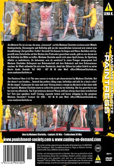 Madame Charlotte The Paintress | LENA K. | DVD(back cover)