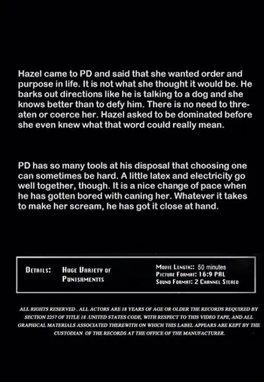 Servant Dog | Insex | DVD(back cover)