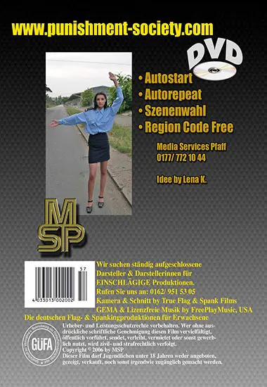 Classic Line: Die Polizeischand#252;lerin andamp; Die Rohrstocklektion(LENA K.)(back cover)