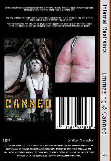 BDSM 2 Infernal Restraints - Emmazing | Belrose | DVD(back cover)