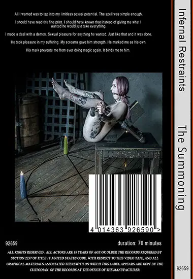 BDSM 2 Infernal Restraints - The Summoning | Belrose | DVD(back cover)