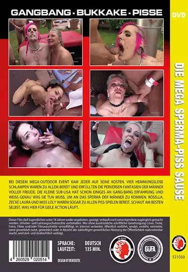 Gang-Bang aus Deutschland - Die Mega Sperma andamp; Piss Sause(GB MEDIA)(back cover)