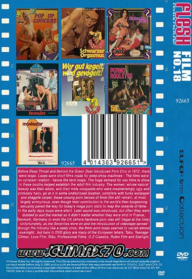 Flesh Film No. 18 | Belrose | DVD(back cover)