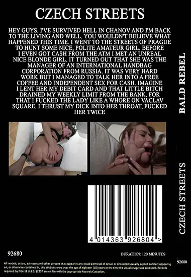 Bald Rebel | CZECH(back cover)