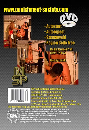 Classic Line: Rohrstock Fand#252;r Den Zechpreller | LENA K. | DVD(back cover)