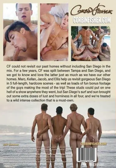Soaking Up San Diego | CORBIN FISHER | DVD(back cover)
