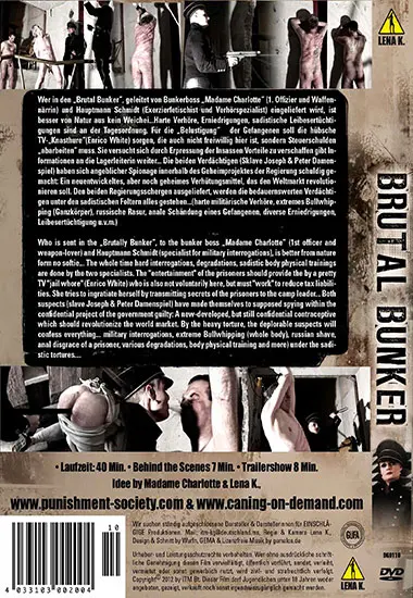 Brutal Bunker | LENA K. | DVD(back cover)