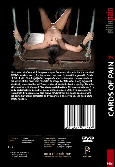 Elite Pain - Cards Of Pain 7 | Belrose | DVD(back cover)
