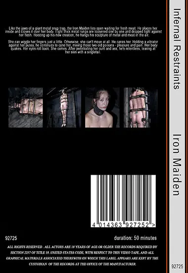 Infernal Restraints - Iron Maiden | Belrose | DVD(back cover)