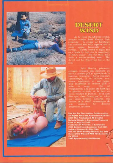 California Star - Desert Wind | Unknown(back cover)