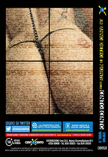 A year behind the scenes of the centoxcento 2018 - vol. 1(Centoxcento) (Download available)(back cover)