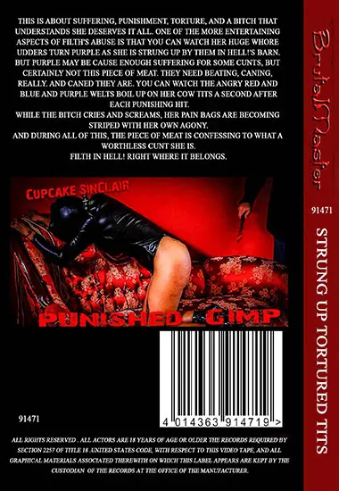 Brutal Master - Strung Up Tortured Tits | Belrose | DVD(back cover)