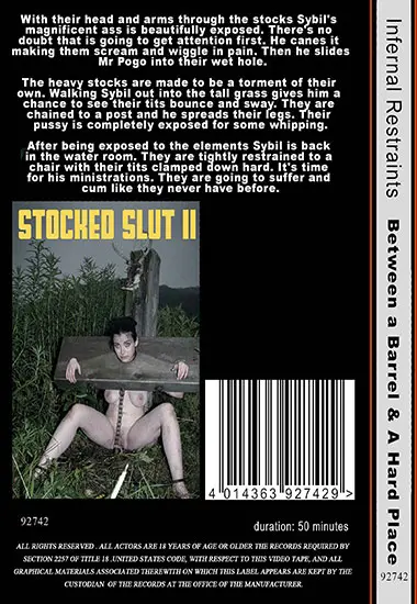 Infernal Restraints - Between A Barrel andamp; A Hard Place | Belrose | DVD(back cover)