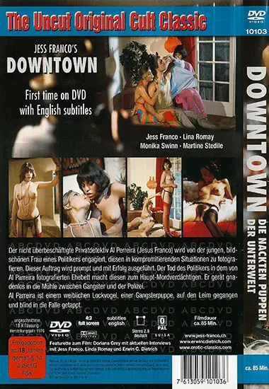 Downtown - Die nackten Puppen der Unterwelt | Unknown(back cover)