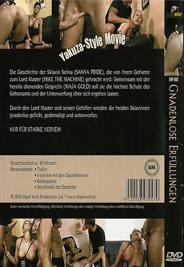 Gnadenlose Erfand#252;llungen | Black Wolf(back cover)