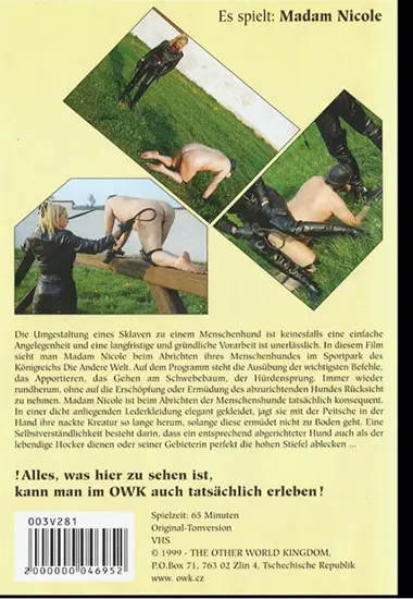 OWK - Die Abrichtung Eines Menschenhudes | Unknown(back cover)