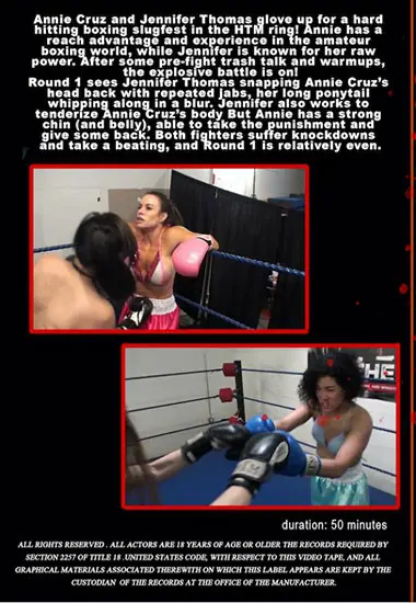 Hit The Meat Boxing - Annie Cruz VS Thomas Boxing | Unknown(back cover)
