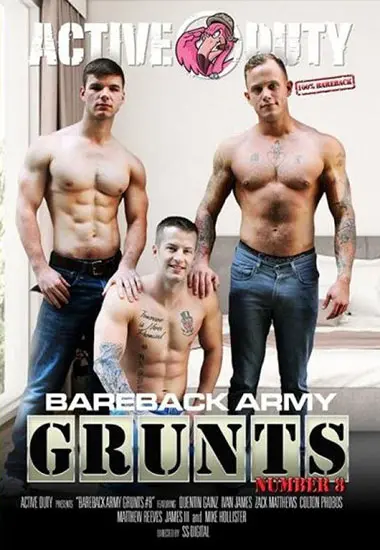 Bareback Army Grunts 8 | ACTIVE DUTY | DVD
