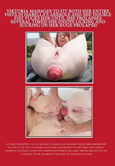 Anal Prolapse - Nurses Tit Fuck Giant Prolapse | Unknown(back cover)