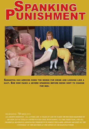 Spanking Punishment - A Double Spaning for Samantha Clarke | Unknown(back cover)
