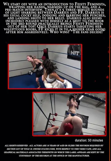 Hit the Mat Boxing - Irene Silver vs Zeva Fey | Unknown(back cover)