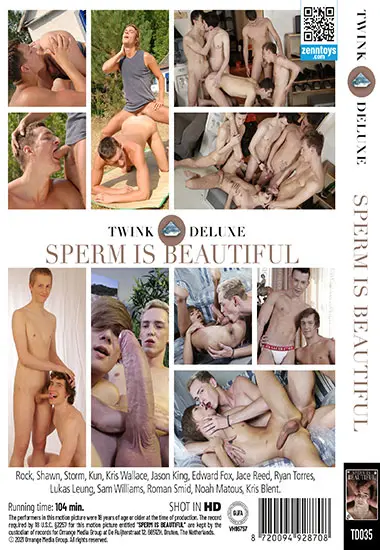 Sperm Is Beautiful | Twink Deluxe | Download, 4K/HD, VOD(back cover)