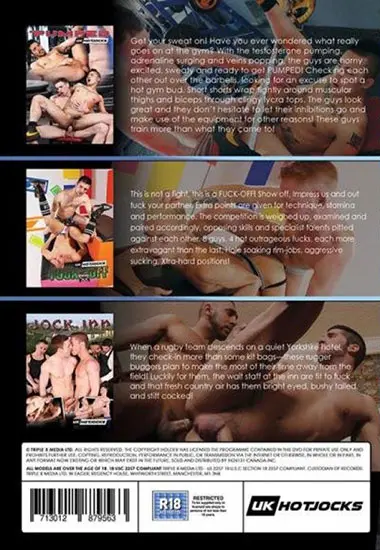 BOX Jocks Get Fucked! 3-Disc Set | UK Hot Jocks | DVD(back cover)
