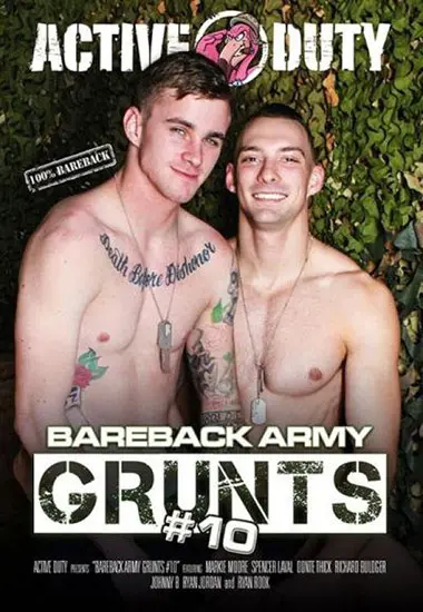 Bareback Army Grunts 10 | ACTIVE DUTY | DVD