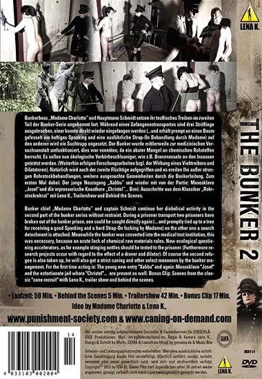 The Bunker 2 | LENA K. | DVD(back cover)