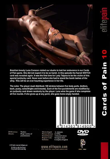Elite Pain - Cards Of Pain 10 | Belrose | DVD(back cover)