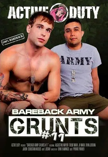 Bareback Army Grunts 11 | ACTIVE DUTY | DVD