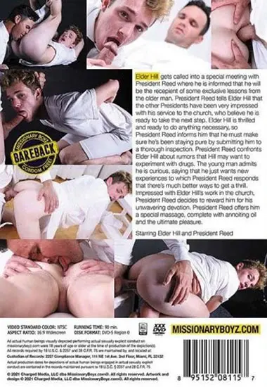Elder Hill: Chapters 1-4(MORMON BOYZ) at sexvideoall.com(back cover)