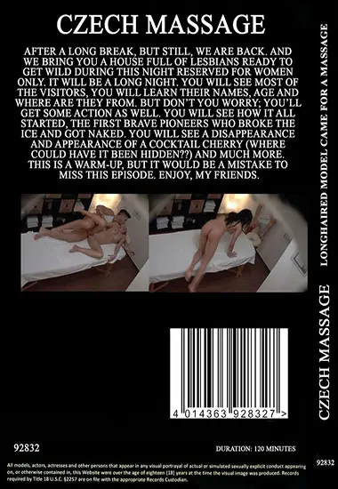 Longhaired Model Came For A Massage | CZECH(back cover)