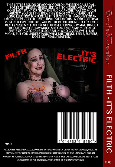 Brutal Master - Filth - Itand#180;s Electric(Belrose)(back cover)