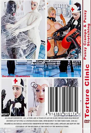 Torture Clinic - Pussy Cramps andamp; Pussy Stretching | Belrose | DVD(back cover)