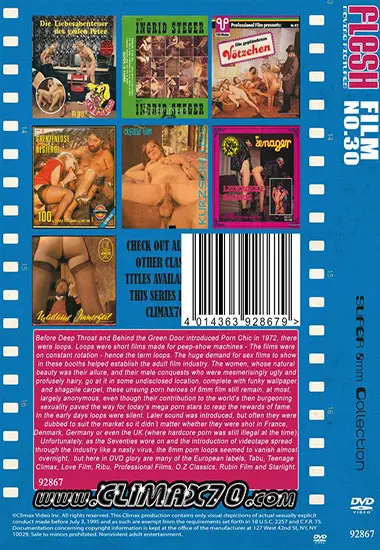 Flesh Film No. 30 | Belrose | DVD(back cover)
