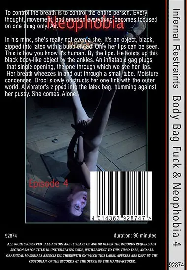 Infernal Restraints - Body Bag Fuck andamp; Neophobia 4 | Belrose | DVD(back cover)