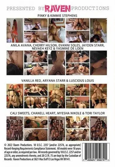 Ebony Pussy Lickers(RAVEN PRODUCTIONS) at sexvideoall.com(back cover)